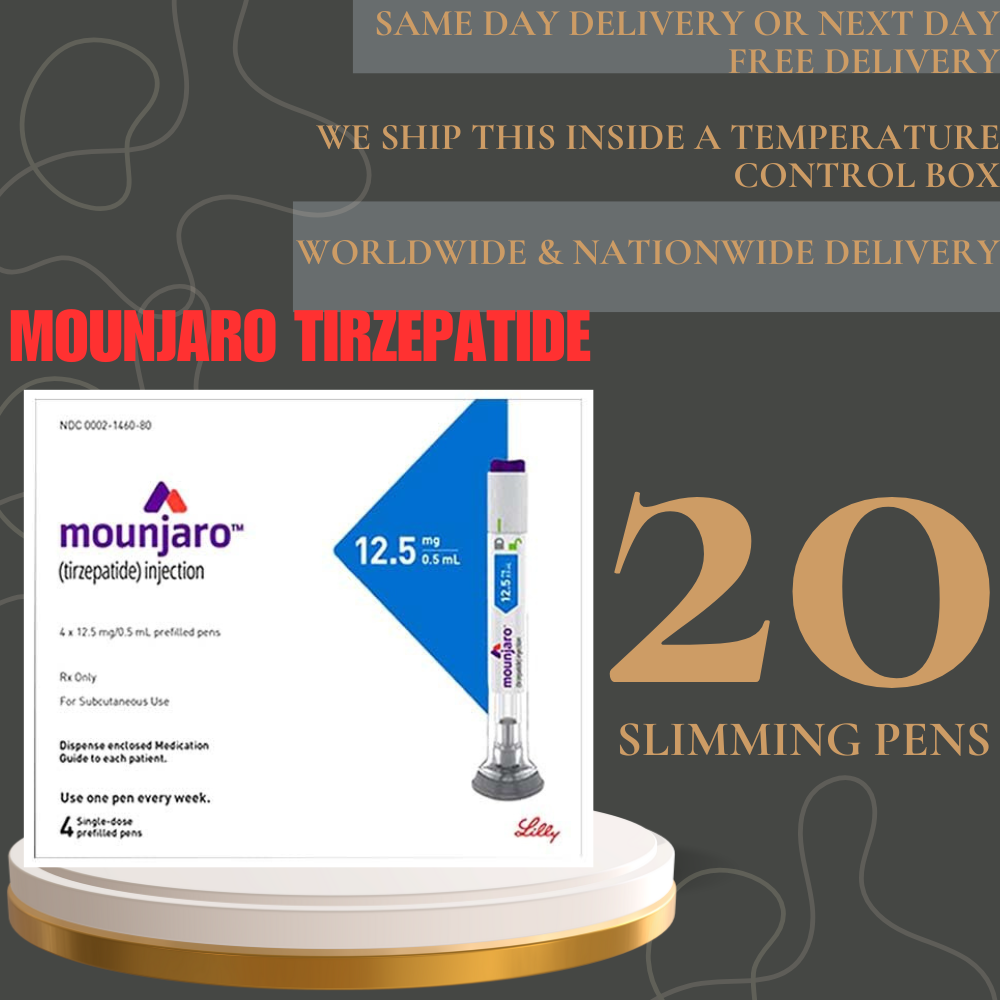 Mounjaro Tirzepatide 10 mg Slimming Pens, From Package of 20 Pens 2.5 mg, 5 mg, 7.5 mg, 10 mg, 12.5 mg, 15 mg
