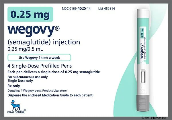 Wegovy Semaglutide Philippines 20 to 80 Pens, Choice of 0.25 mg, 0.5 mg, 1 mg, 1.7 mg, 2.4 mg LIMITED STOCK ONLY