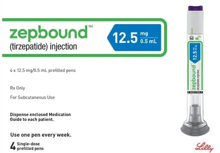Zepbound Tirzepatide RETAIL PRICE Choice of 2.5 mg, 5 mg, 7.5 mg, 10 mg, 12.5 mg, 15 mg, Ship from Philippines