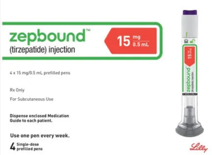 Zepbound Tirzepatide RETAIL PRICE Choice of 2.5 mg, 5 mg, 7.5 mg, 10 mg, 12.5 mg, 15 mg, Ship from Philippines