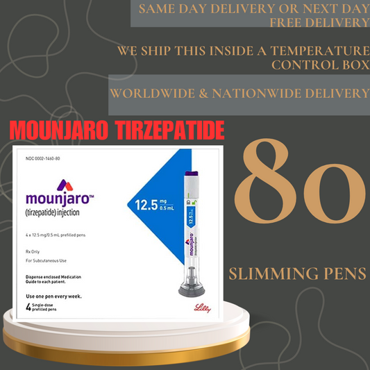 Mounjaro Tirzepatide 12.5 mg Slimming Pens, From Package of 40 Pens 2.5 mg, 5 mg, 7.5 mg, 10 mg, 12.5 mg, 15 mg