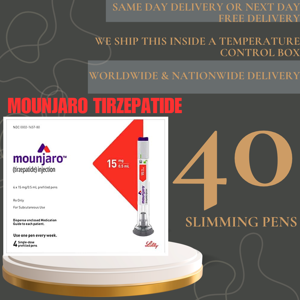 Mounjaro Tirzepatide 10  mg Slimming Pens, From Package of 20 Pens 2.5 mg, 5 mg, 7.5 mg, 10 mg, 12.5 mg, 15 mg