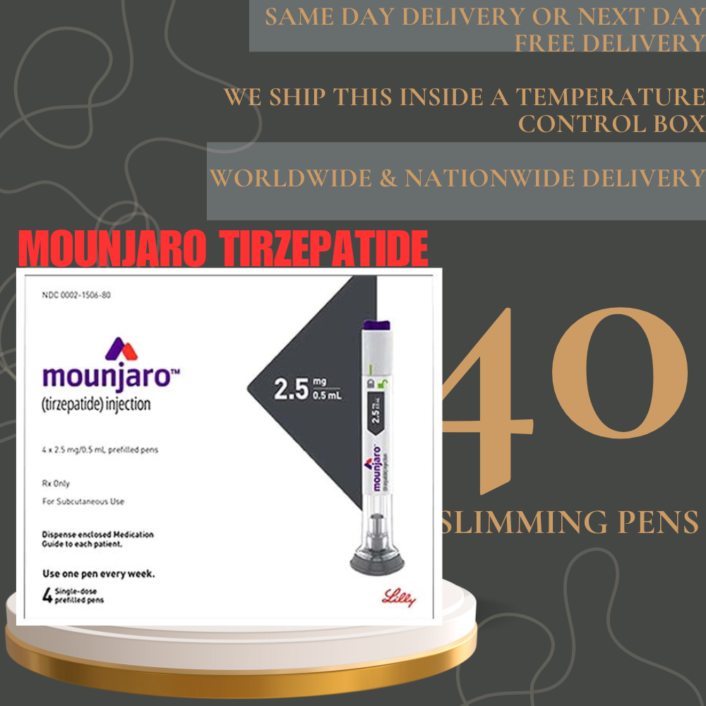 Mounjaro Tirzepatide 12.5 mg Slimming Pens, From Package of 20 Pens 2.5 mg, 5 mg, 7.5 mg, 10 mg, 12.5 mg, 15 mg