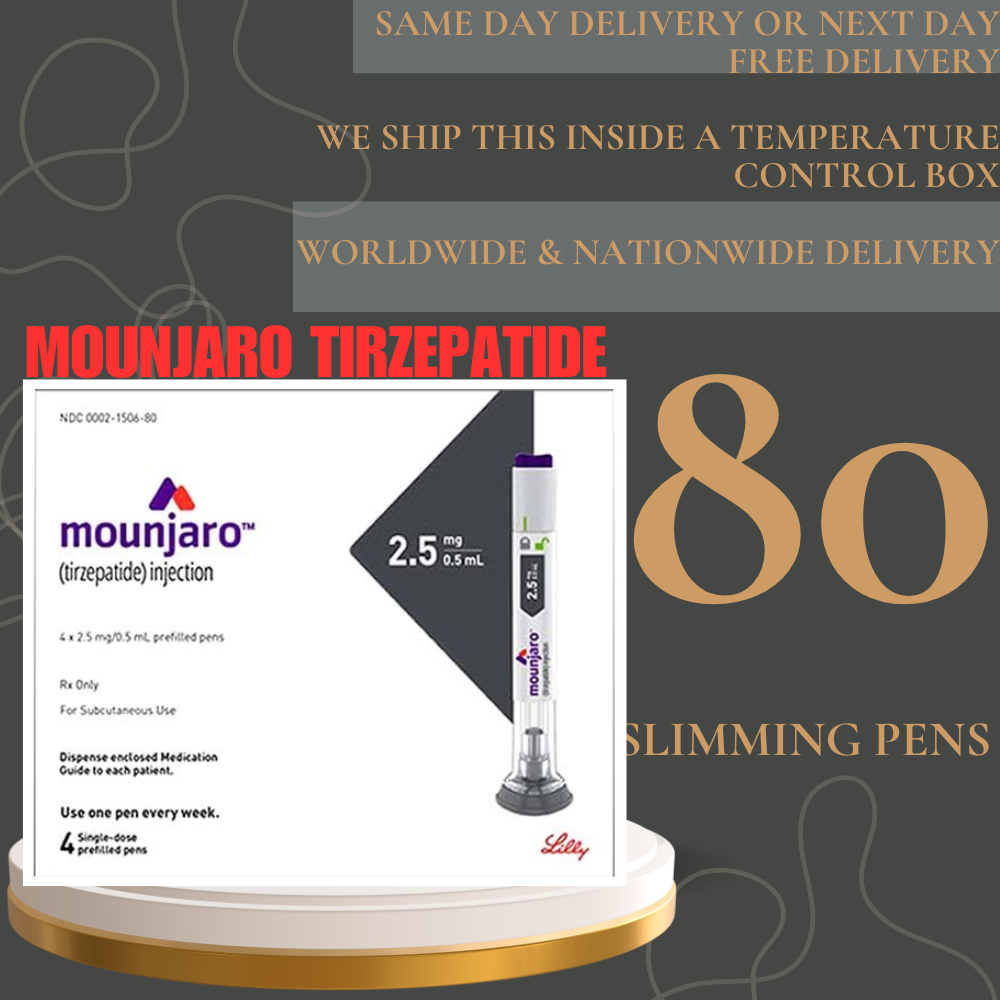 Mounjaro Tirzepatide 10  mg Slimming Pens, From Package of 20 Pens 2.5 mg, 5 mg, 7.5 mg, 10 mg, 12.5 mg, 15 mg