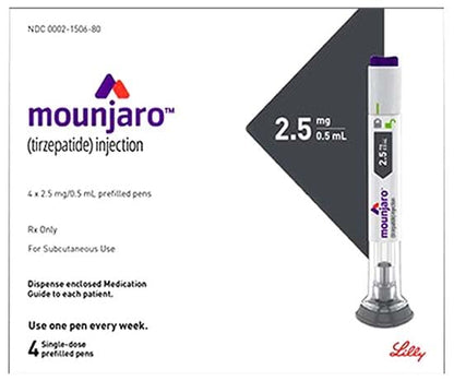 Mounjaro Philippines 20-80 Tirzepatide Pens, Choice of 2.5mg, 5mg, 7.5mg, 10mg, 12.5mg, 15mg LIMITED QUANTITY ONLY