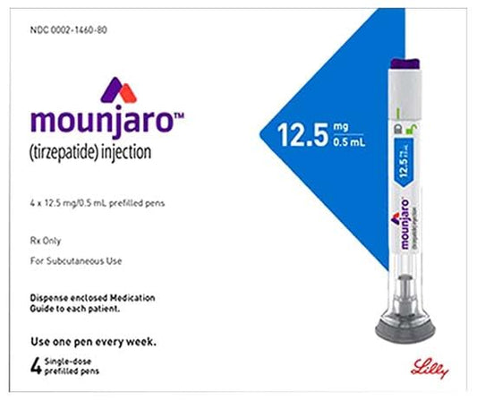 Mounjaro Tirzepatide 1 Slimming Pen, RETAIL PRICE 2.5 mg, 5 mg, 7.5 mg, 10 mg, 12.5 mg, 15 mg Weight Loss Pens