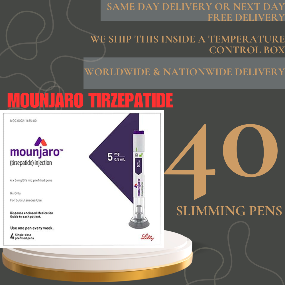 Mounjaro Tirzepatide 10  mg Slimming Pens, From Package of 20 Pens 2.5 mg, 5 mg, 7.5 mg, 10 mg, 12.5 mg, 15 mg