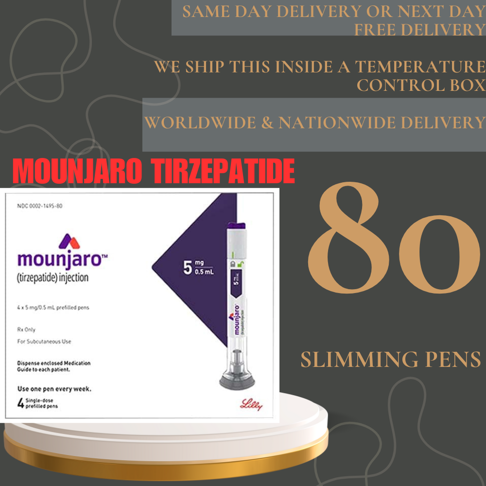 Mounjaro Tirzepatide 10  mg Slimming Pens, From Package of 20 Pens 2.5 mg, 5 mg, 7.5 mg, 10 mg, 12.5 mg, 15 mg