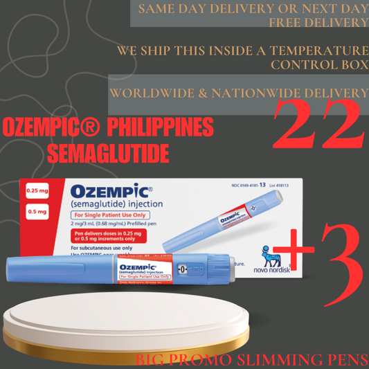 Ozempic® Philippines (semaglutide) 0.25 mg - 0.50 mg Solution for Injection / 22 Pens or 22 Boxes