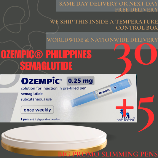 Limited Time Promo! Ozempic® Philippines (semaglutide) 0.25 mg Solution for Injection / 35 Pens or 35 Boxes