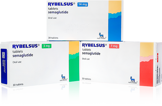Rybelsus Philippines (semaglutide) available in 3 mg, 7 mg and 14 mg 7 BOXES - 17 BOXES